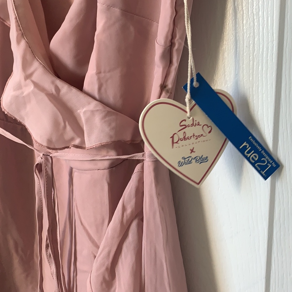 Rue 21 Pink mauve ruffle dress